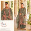 R 1335 Shree Fab Organza Embrodairy Pakistani Readymade Suits Wholesale In India